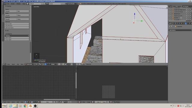 Blender 3D Mega Tutorial St.Michel Gate Part 2 extrude scale смотреть онлайн