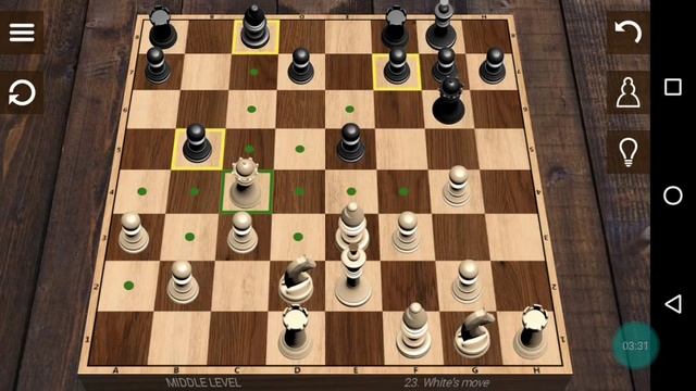 Chess Game | With mobile | Chess Winner | Man vs Mobile| 3rd Level| смотреть онлайн