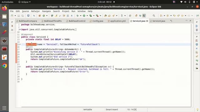 Bulkhead Pattern, semaphore vs threadPool смотреть онлайн
