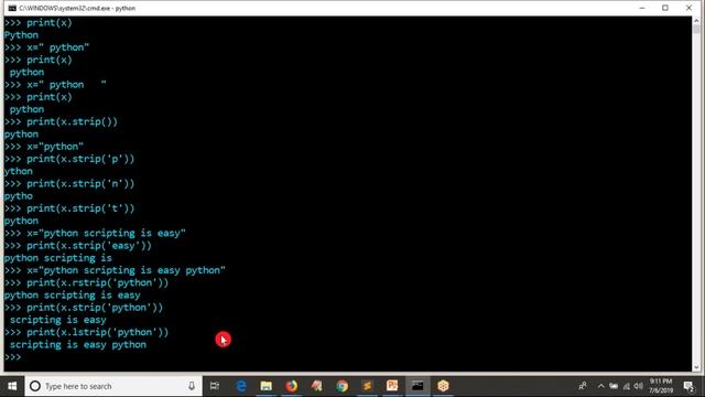 19.Complete Python Basics for Automation - strip/split operations on Strings смотреть онлайн