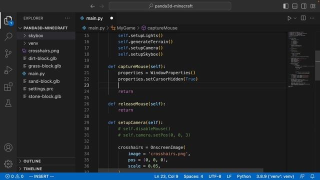 How to Create Minecraft in Python and Panda3D смотреть онлайн