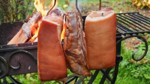 КОПЧЕНАЯ СВИНАЯ ГРУДИНКА. Вкусный РЕЦЕПТ.