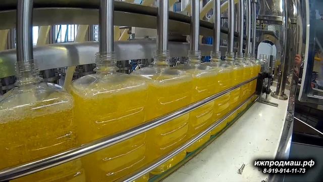 Автоматическая линия розлива жидкого мыла