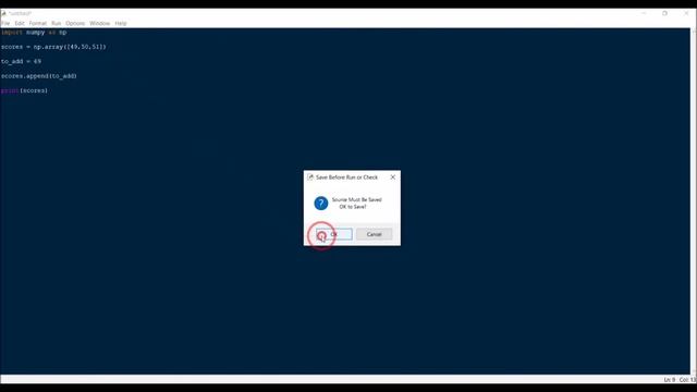 AttributeError: 'numpy.ndarray' object has no attribute 'append' смотреть онлайн