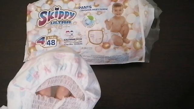 Обзор Skippy Ultra. Стоит обратить внимание #подгузники, #подгузникитрусики