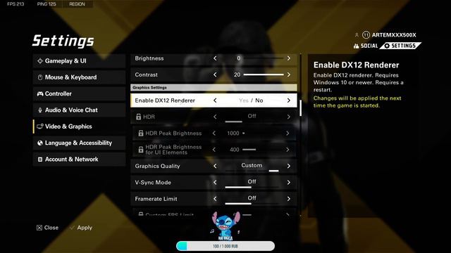 XDefiant как отключить HDR