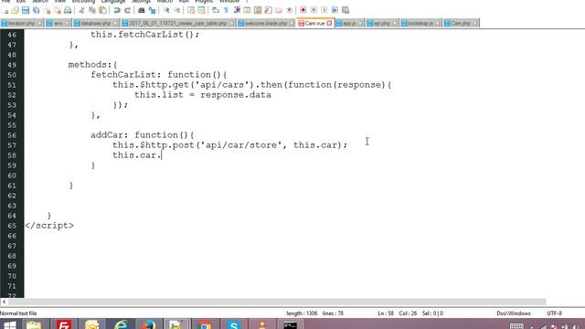 Laravel 5.4 With Vue Js 2 Crud Tutorial Insert data into database смотреть онлайн