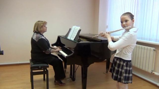 Гридунова Анна - 03 А. Жилинский "Маленькая танцовщица" смотреть онлайн