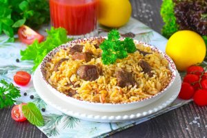 КАК ПРИГОТОВИТЬ ТУШЕНОЕ МЯСО С РИСОМ