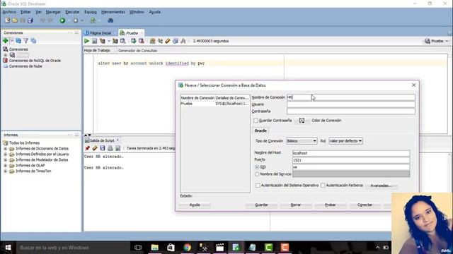 Activar la instancia HR de Oracle смотреть онлайн