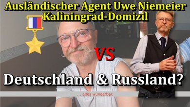 Ausländischer Agent Uwe Niemeier Kaliningrad-Domizil Vs. Deutschland & Russland