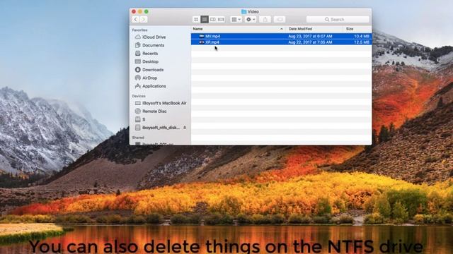 How to copy files from Mac to NTFS external hard drive? смотреть онлайн