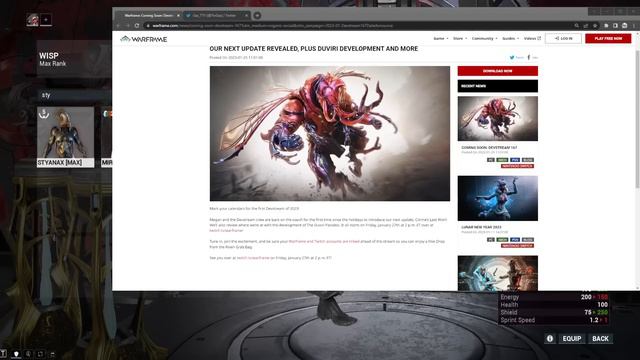 [WARFRAME NEWS] Duviri Delayed Again? Official Dev-Stream Announcement смотреть онлайн