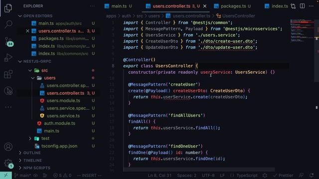 NestJS GRPC Microservices Tutorial