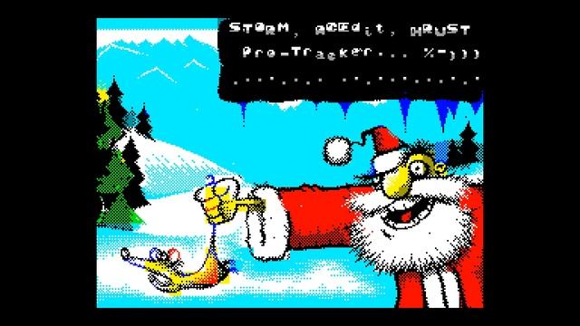 Gift 2008 - Black Fox/Nik-O [#zx spectrum AY Music Demo] смотреть онлайн