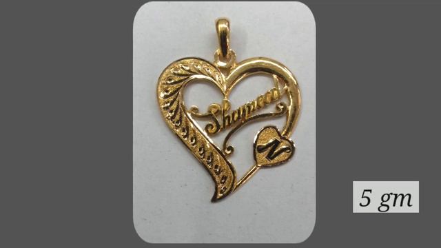 Gold name locket | Latest gold name pendant | pendant | locket |jewellery смотреть онлайн