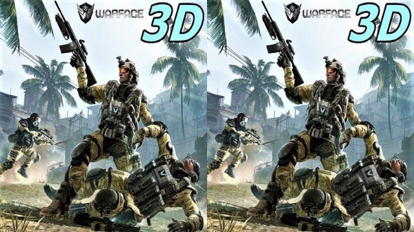 Warface 3D  video 3D SBS  VR box видео для VR очков 1