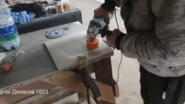 Алмазная коронка для керамогранита, на болгарку! смотреть онлайн