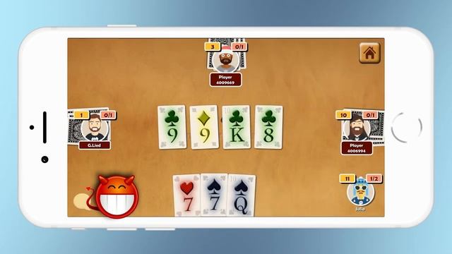 Oh Hell - Online Spades Card Game - Blue смотреть онлайн