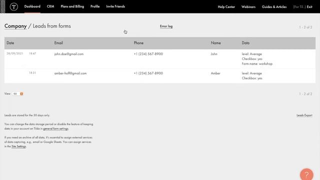 How to Set Up Online Forms - Tilda Tutorial смотреть онлайн