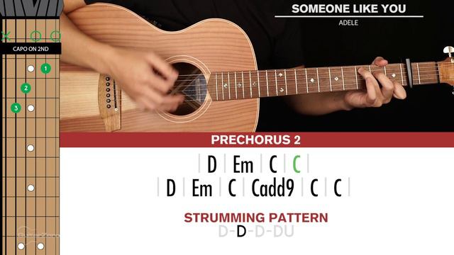 Someone Like You Guitar Cover Adele 🎸|Tabs + Chords| смотреть онлайн