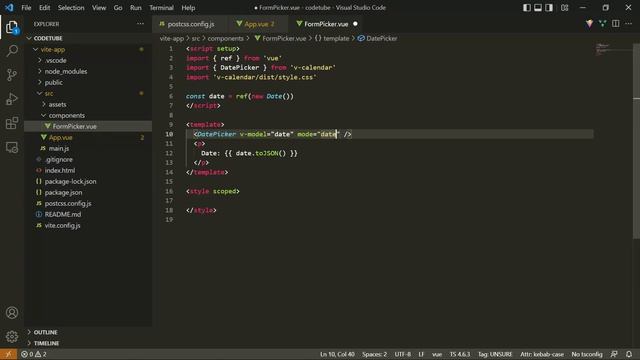 Creating Date Time and Range Picker with Vue 3 and VCalendar смотреть онлайн
