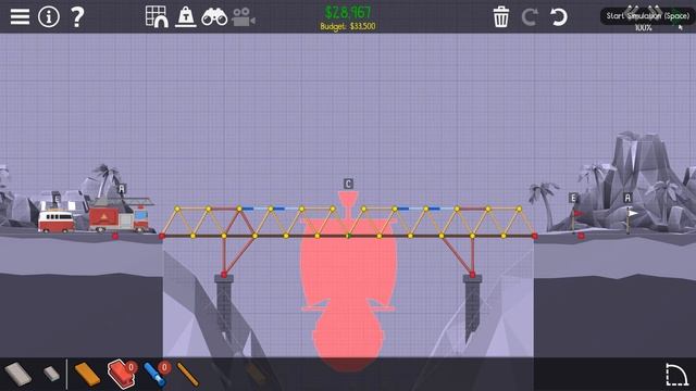 Poly Bridge 2 2-02: Long Drawbridge смотреть онлайн