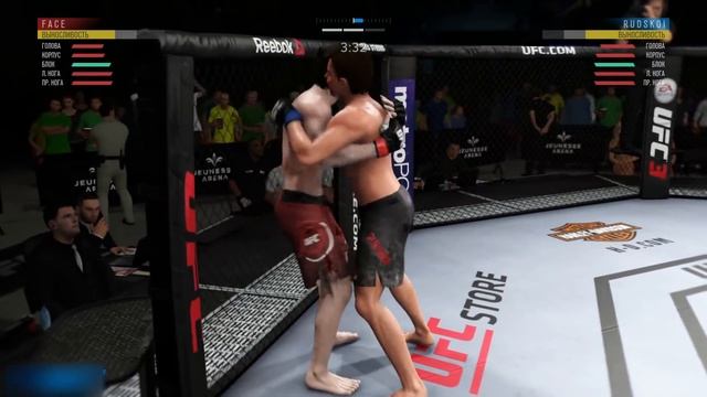 БОЙ ИВАНГАЙ vs FACE в UFC смотреть онлайн