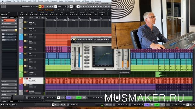СВЕДЕНИЕ ТРЕКА В CUBASE НА РЕАЛЬНОМ ПРИМЕРЕ | Ч.1 смотреть онлайн