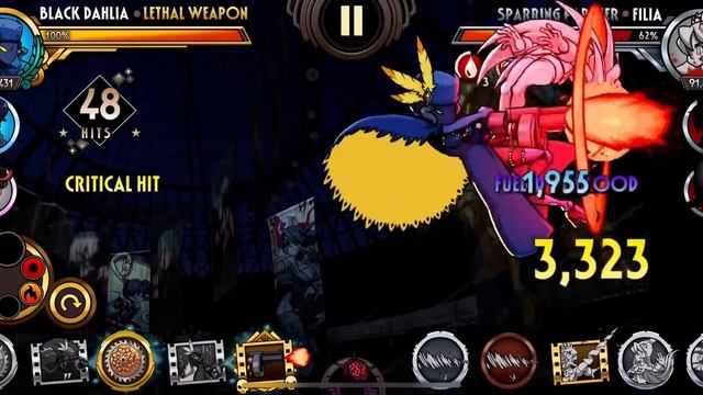 Skullgirls mobile: black dahlia “perfect” combo смотреть онлайн