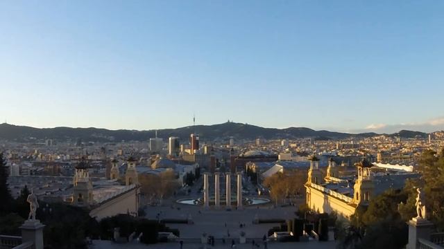 Timelapse - Barcelona, Plaça d'Espanya смотреть онлайн