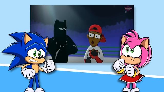 Amy, WHY!? - Sonic and Amy REACT to Black Panther VS Sonic - Cartoon Beatbox Battles by Verbalase смотреть онлайн