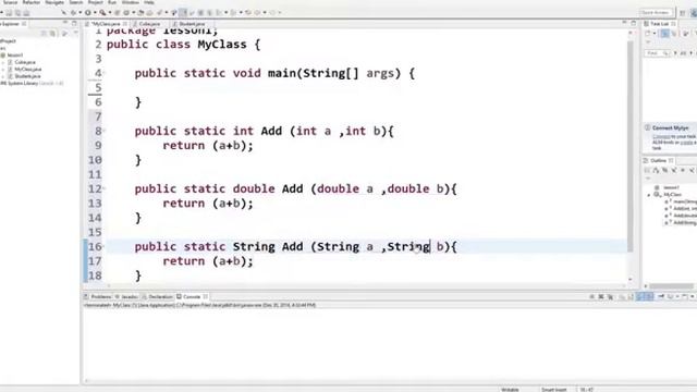 20. Method overloading in java смотреть онлайн