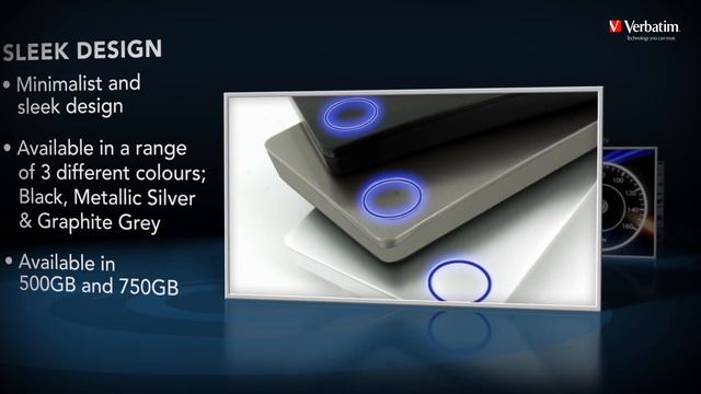 Encrypted Executive Store'n'Go Hard Drive From Verbatim