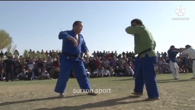 ABDULLA TANGREV VA SHUXRAT QASHQADARYO SIZLAR SOĞINGAN ABDULLA POLVON KURASHI 2014 YIL SURXONDARYO