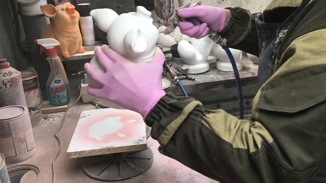 Как красить копилки ? Часть первая