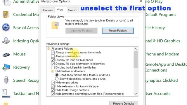How to Enable Thumbnail View for Files in Windows PC | all files are shown as icons смотреть онлайн