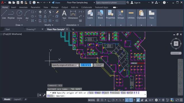 How to change the position of UCS in AutoCAD смотреть онлайн