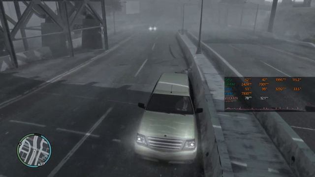 Testing Grand Theft Auto IV using Vulkan - (i5 6500 + RTX 3060 TI) 1080p смотреть онлайн