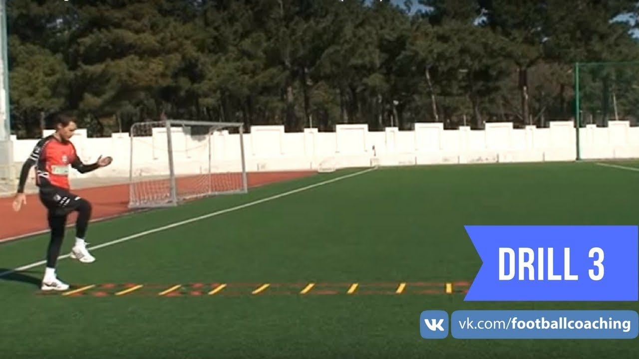 Football coaching video - soccer drill - ladder coordination (Brazil) 3 смотреть онлайн