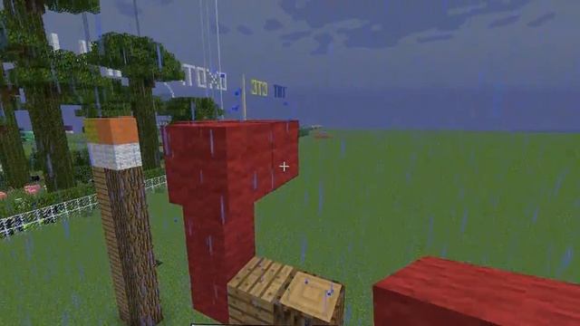 minecraft - вигуры красного факела , факела и рычага смотреть онлайн
