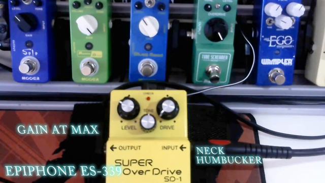 Boss SD-1 vs Ibanez Tube Screamer Mini vs Mooer Rumble Drive смотреть онлайн