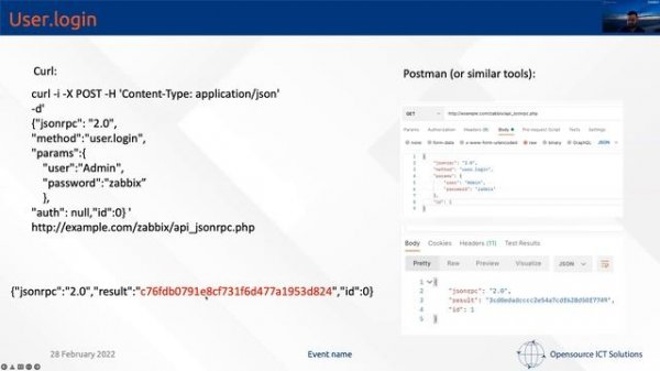 Zabbix webinar - Working with the API