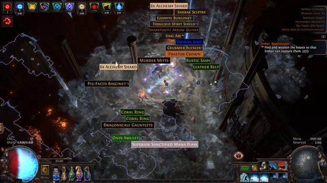 Trickster Whispering Ice speedy clearing a T16 map (no-block with Crit variation ) смотреть онлайн