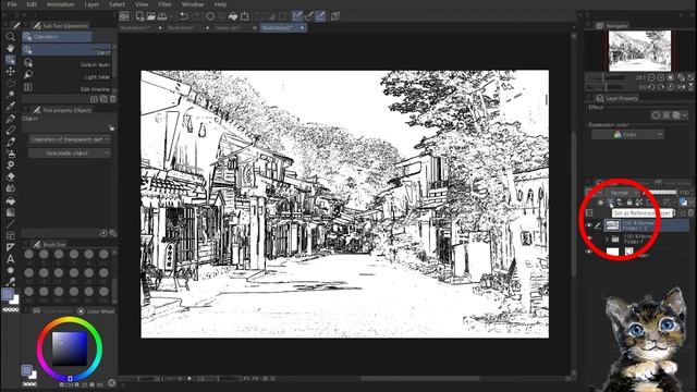 One-Point Lesson, Clip Studio Paint PRO: 【Line Extraction】?? Yes, you can extract Lines in CSP-Pro. смотреть онлайн