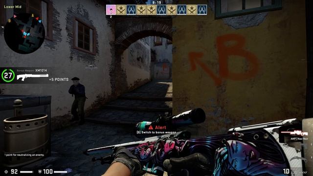 AWP | Neo-Noir (Field Tested - 0.25) Skin Showcase and Gameplay-CSGO смотреть онлайн