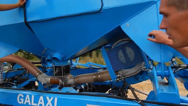 Налаштування блока управління посівного комплексу GALAXI