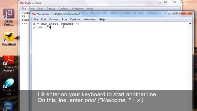 Make Python Greet You! смотреть онлайн
