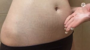 Мою животик после еды)