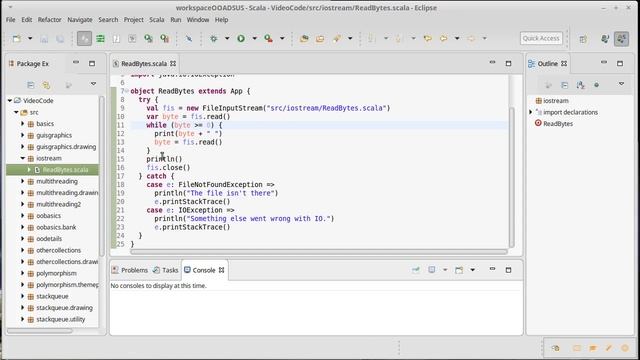 Exceptions (using Scala) смотреть онлайн